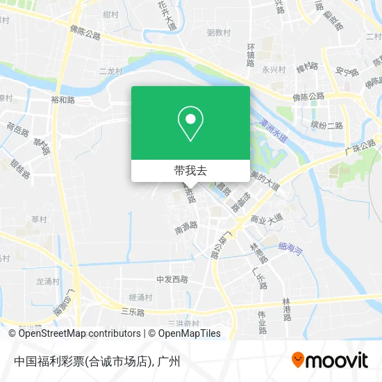 中国福利彩票(合诚市场店)地图