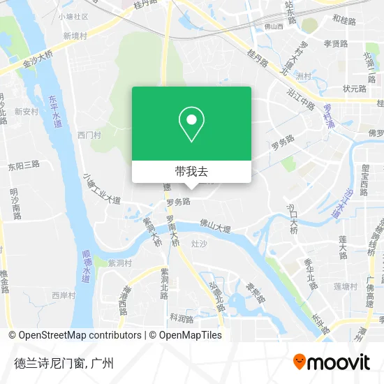 德兰诗尼门窗地图