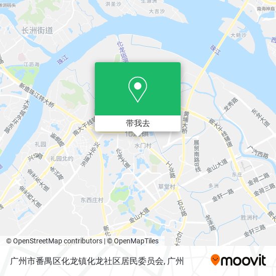 广州市番禺区化龙镇化龙社区居民委员会地图