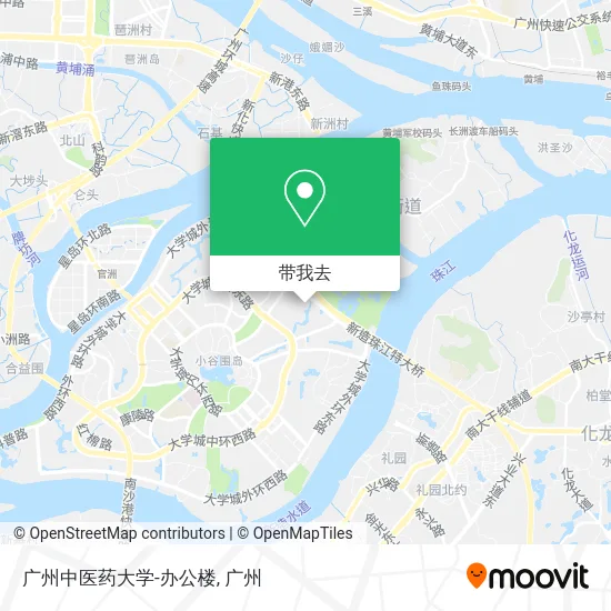 广州中医药大学-办公楼地图