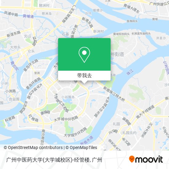 广州中医药大学(大学城校区)-经管楼地图