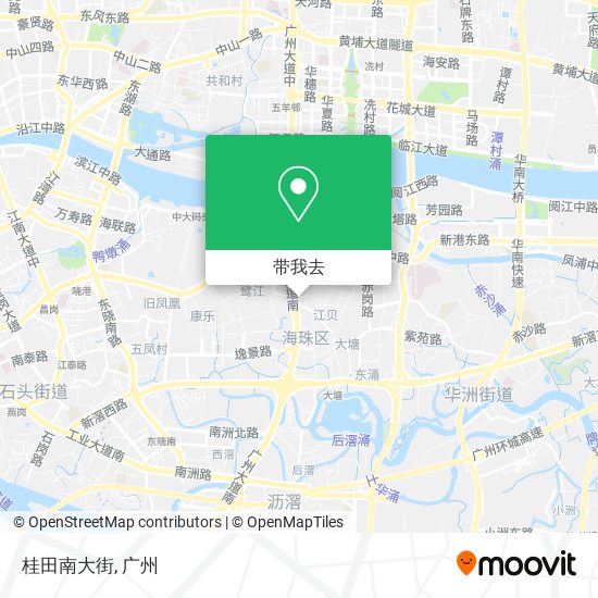 桂田南大街地图