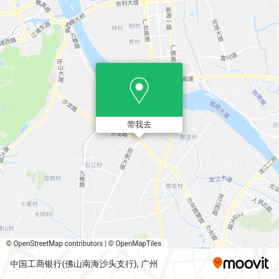中国工商银行(佛山南海沙头支行)地图