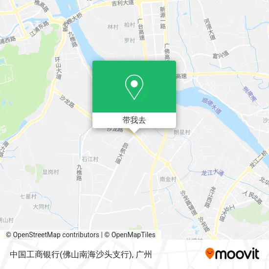 中国工商银行(佛山南海沙头支行)地图
