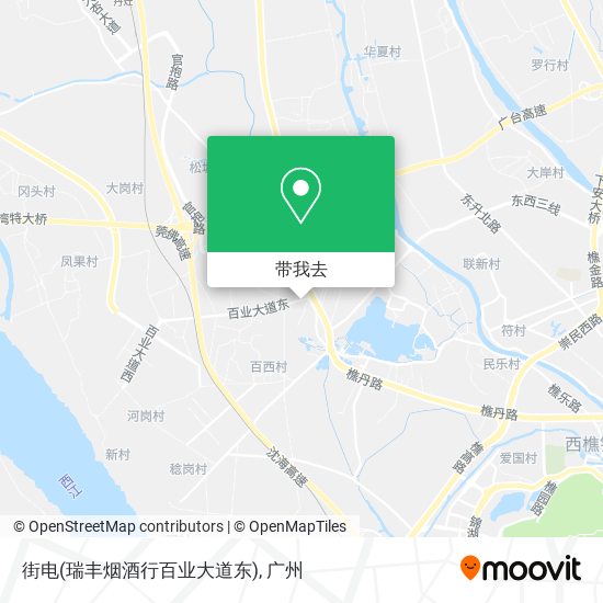 街电(瑞丰烟酒行百业大道东)地图