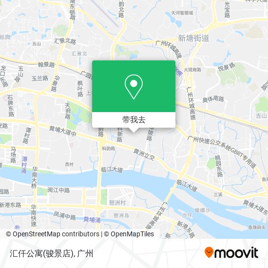 汇仟公寓(骏景店)地图