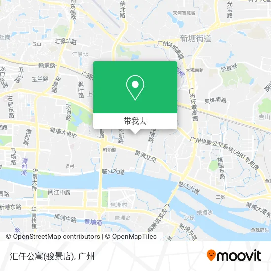 汇仟公寓(骏景店)地图