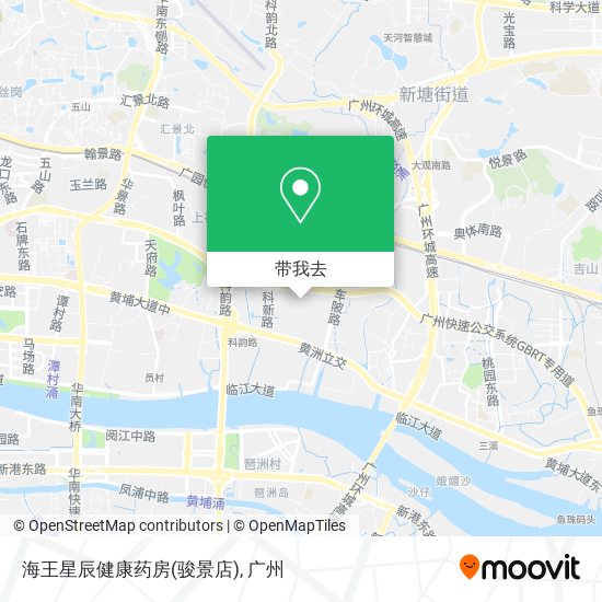 海王星辰健康药房(骏景店)地图