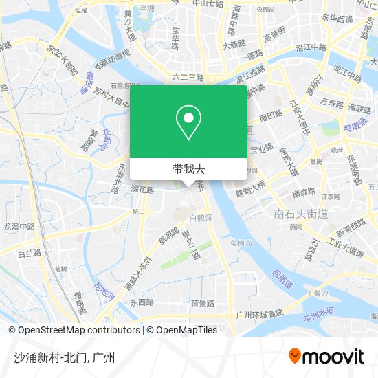 沙涌新村-北门地图