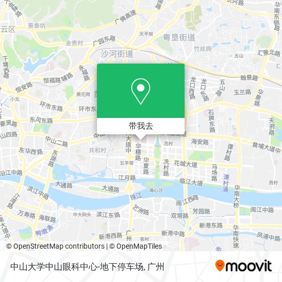 中山大学中山眼科中心-地下停车场地图