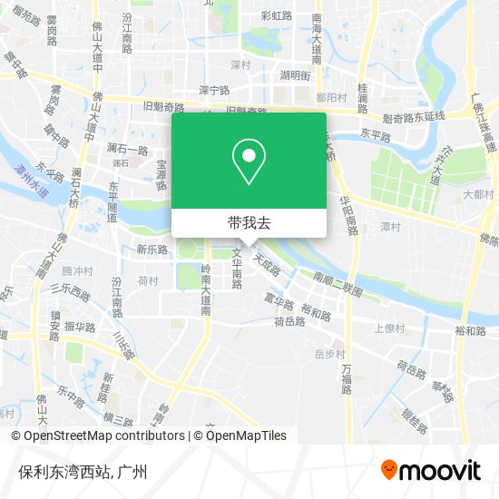 保利东湾西站地图