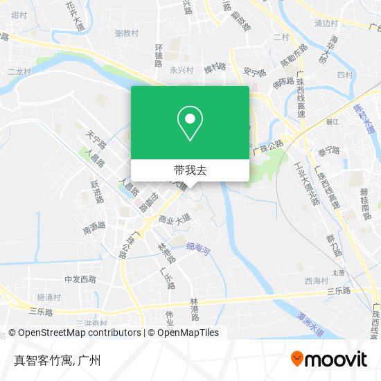真智客竹寓地图