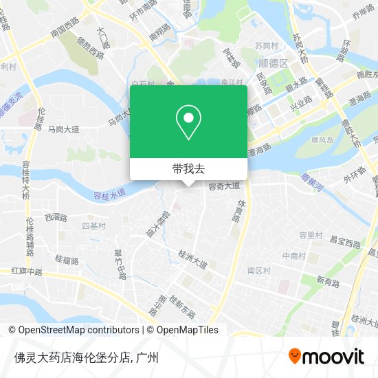 佛灵大药店海伦堡分店地图