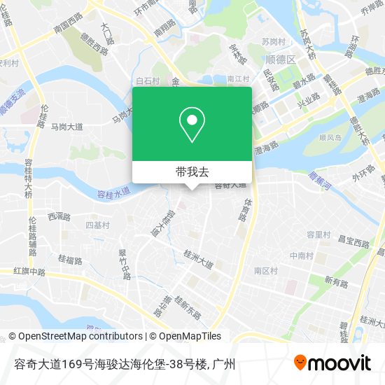 容奇大道169号海骏达海伦堡-38号楼地图