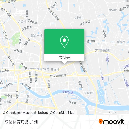 乐健体育用品地图