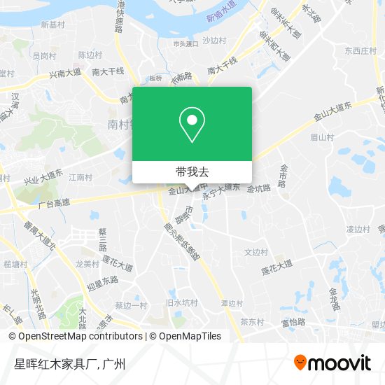 星晖红木家具厂地图