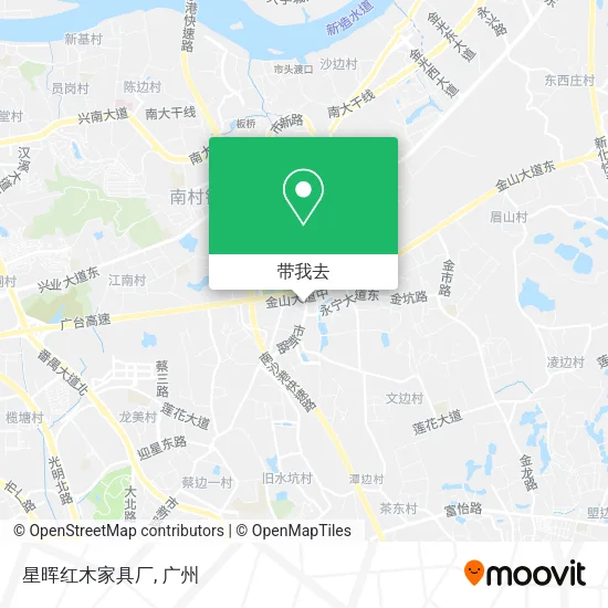 星晖红木家具厂地图