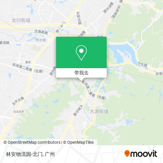 林安物流园-北门地图
