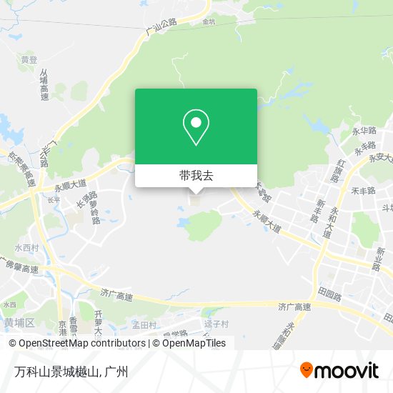 万科山景城樾山地图