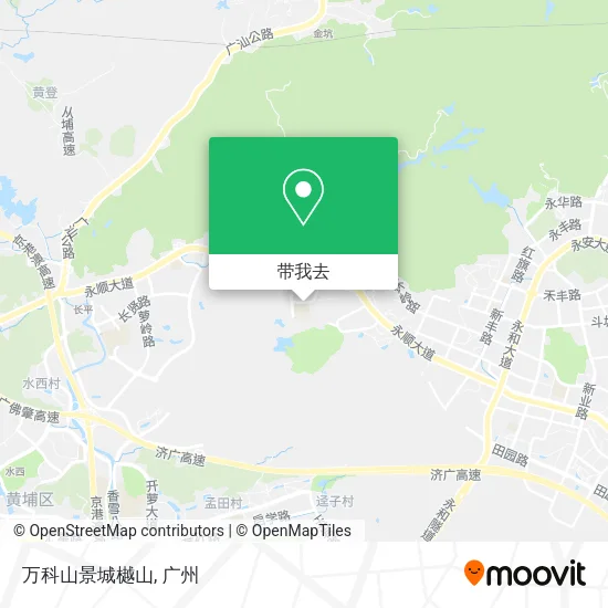 万科山景城樾山地图