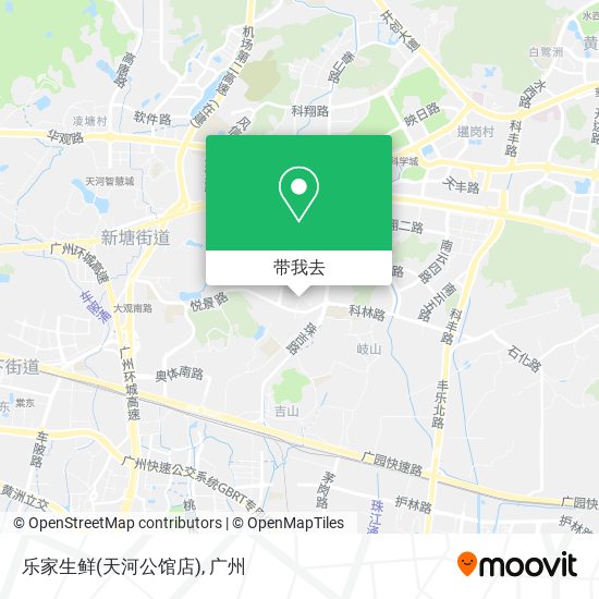 乐家生鲜(天河公馆店)地图