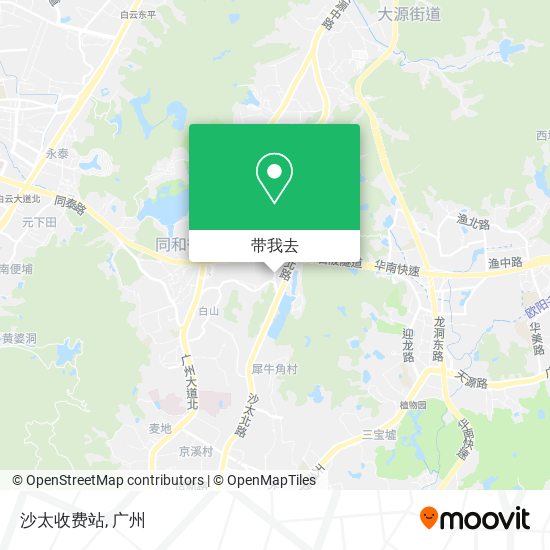 沙太收费站地图