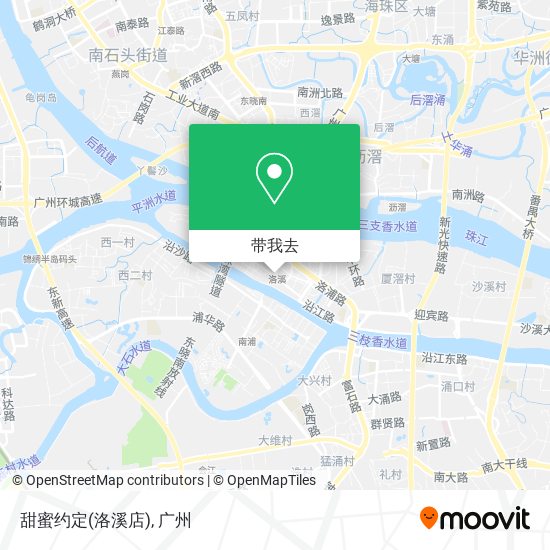 甜蜜约定(洛溪店)地图