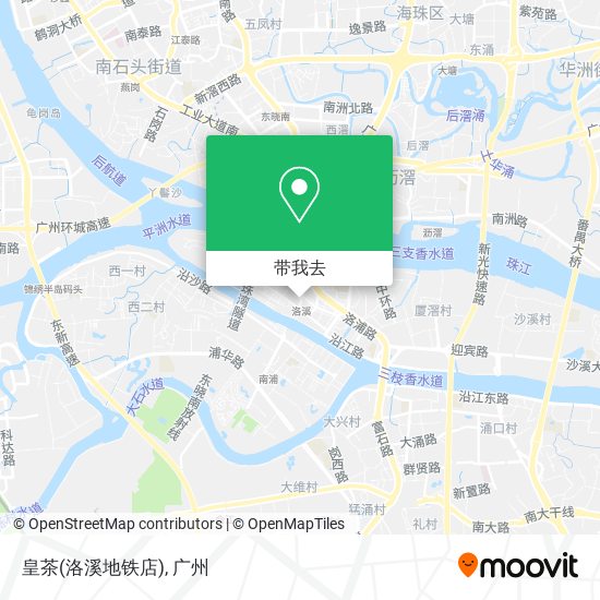 皇茶(洛溪地铁店)地图