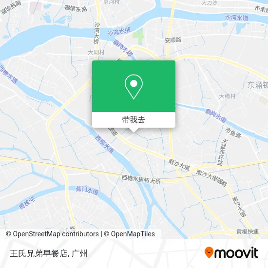 王氏兄弟早餐店地图