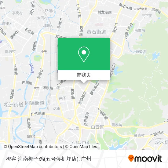 椰客·海南椰子鸡(五号停机坪店)地图