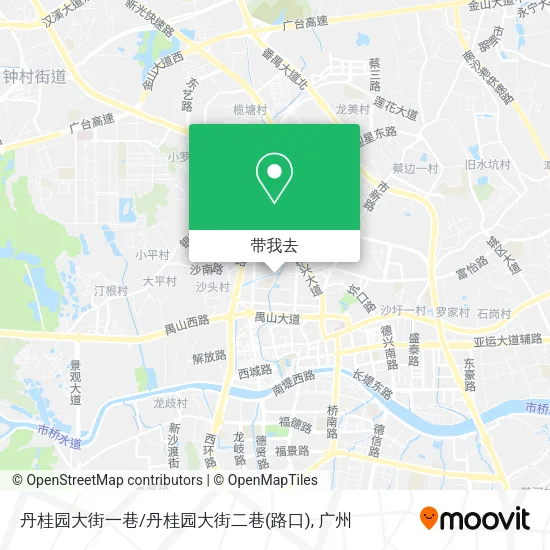 丹桂园大街一巷/丹桂园大街二巷(路口)地图
