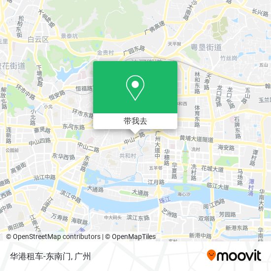 华港租车-东南门地图