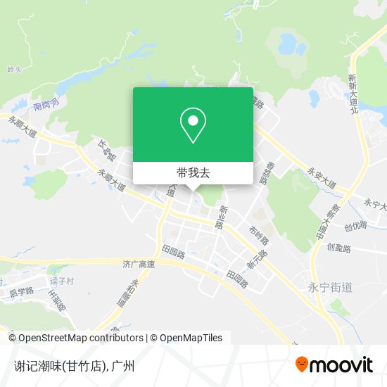 谢记潮味(甘竹店)地图