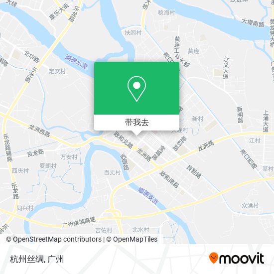 杭州丝绸地图