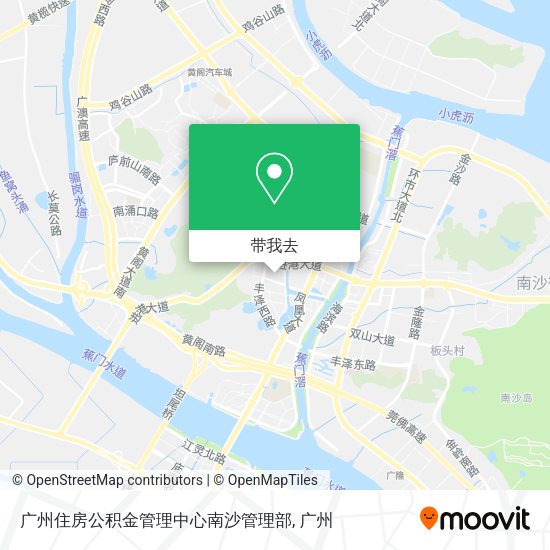 广州住房公积金管理中心南沙管理部地图