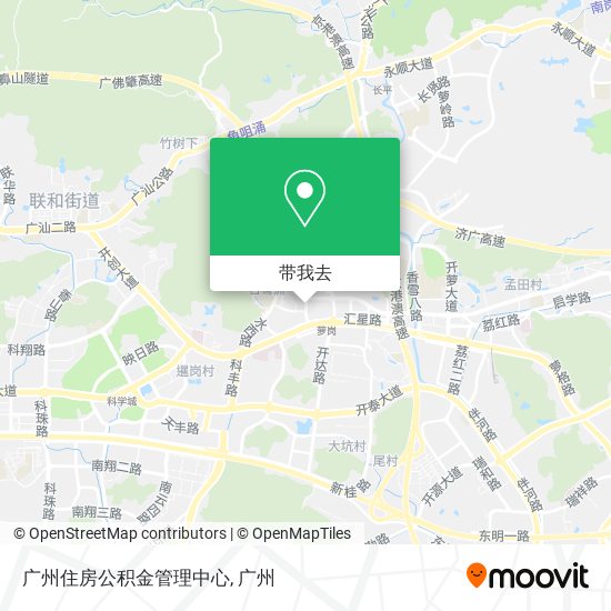 广州住房公积金管理中心地图