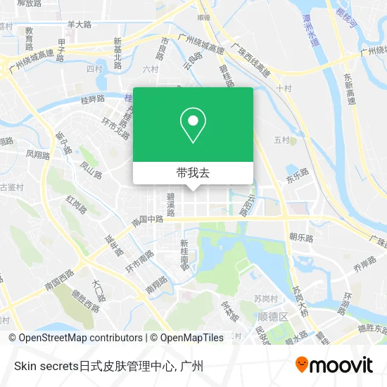 Skin secrets日式皮肤管理中心地图
