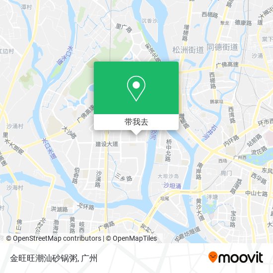 金旺旺潮汕砂锅粥地图