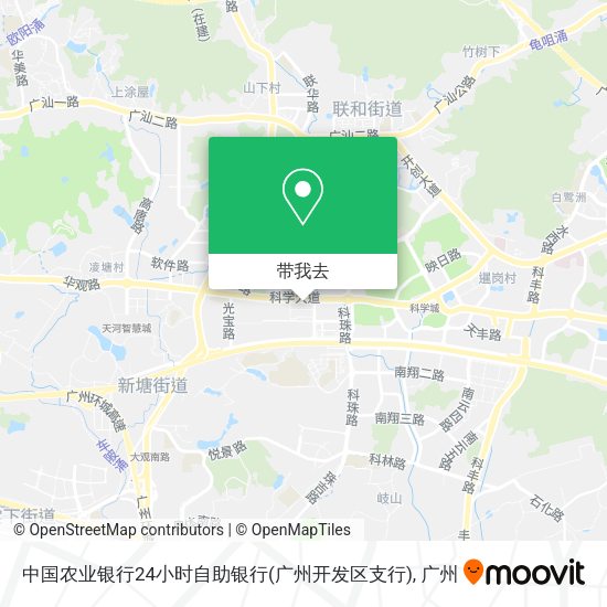 中国农业银行24小时自助银行(广州开发区支行)地图