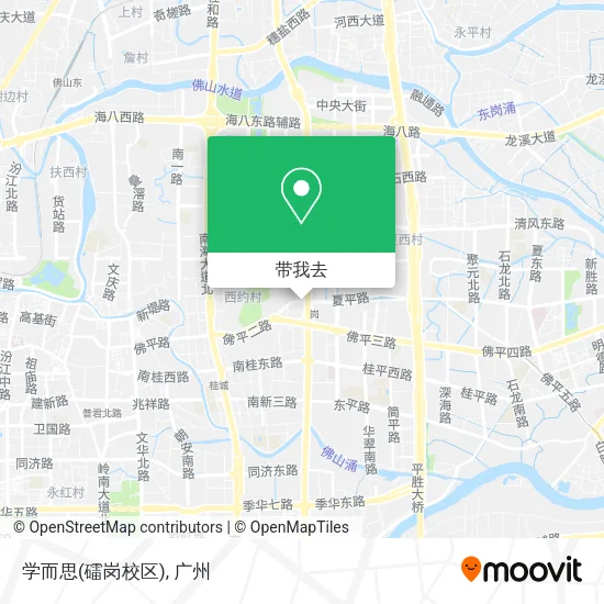 学而思(礌岗校区)地图