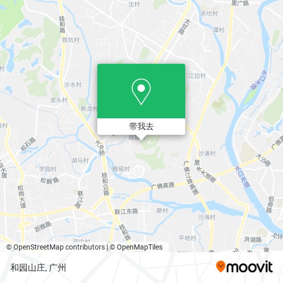 和园山庄地图