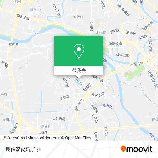 民信双皮奶地图
