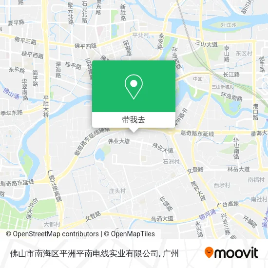 佛山市南海区平洲平南电线实业有限公司地图