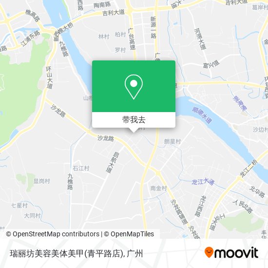 瑞丽坊美容美体美甲(青平路店)地图