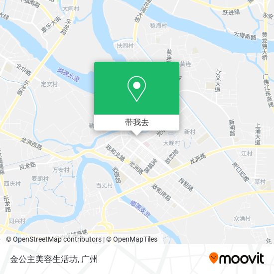 金公主美容生活坊地图