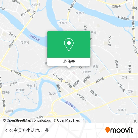 金公主美容生活坊地图