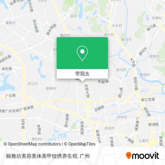 丽雅坊美容美体美甲纹绣养生馆地图