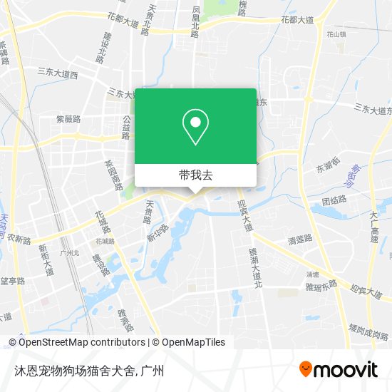 沐恩宠物狗场猫舍犬舍地图