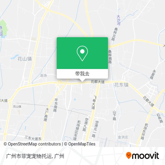 广州市菲宠宠物托运地图