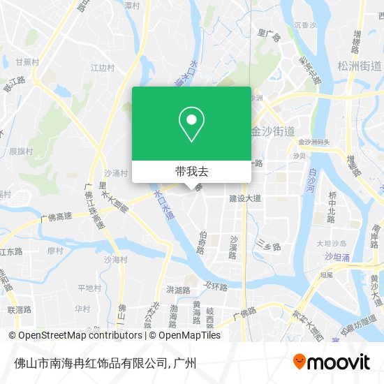 佛山市南海冉红饰品有限公司地图